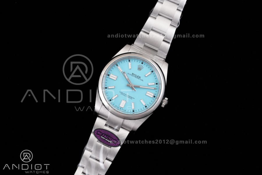 Oyster Perpetual 124300 41mm RCF 1:1 Best Edition 904L Steel Tiffany Blue Dial VR3230