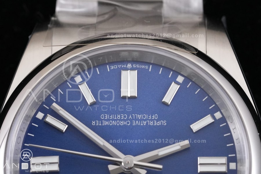 Oyster Perpetual 126000 36mm RCF 1:1 Best Edition 904L Steel Blue Dial VR3230