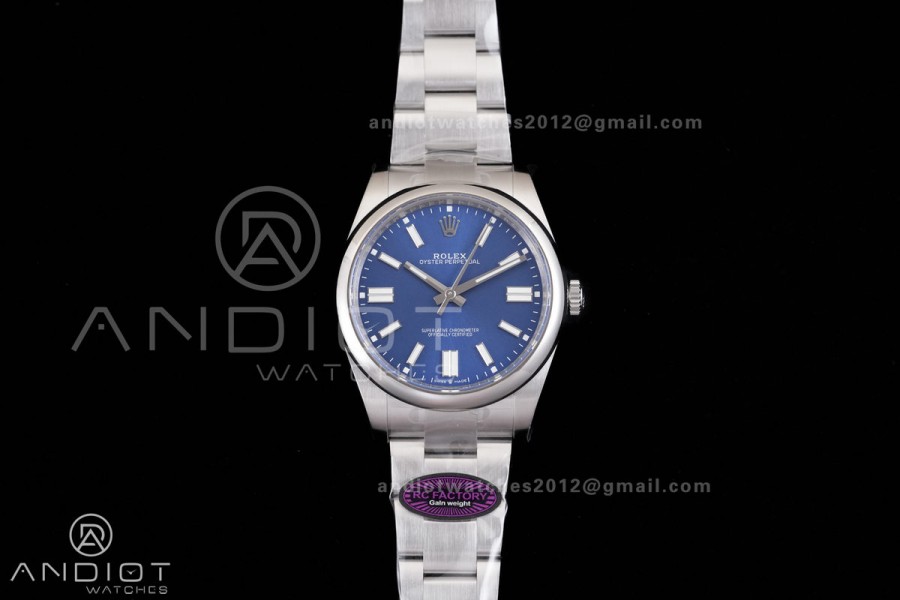 Oyster Perpetual 124300 41mm RCF 1:1 Best Edition 904L Steel Blue Dial VR3230