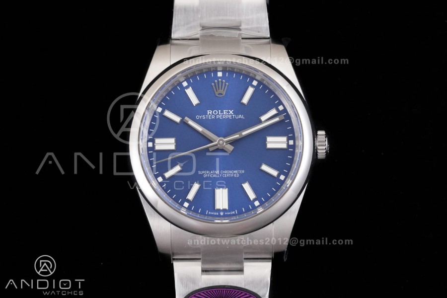 Oyster Perpetual 124300 41mm RCF 1:1 Best Edition 904L Steel Blue Dial VR3230