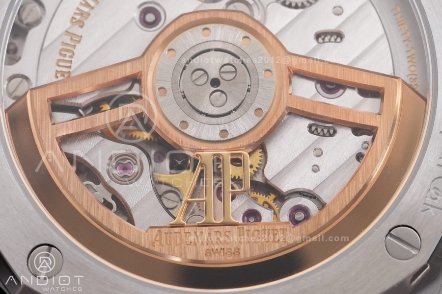 Royal Oak 15510 SS TOP 1:1 Best Edition Grey Dial on SS Bracelet SA4302 Super Clone