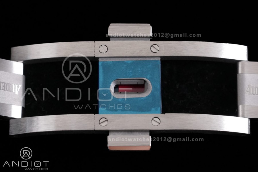 Royal Oak 15510 SS TOP 1:1 Best Edition Grey Dial on SS Bracelet SA4302 Super Clone