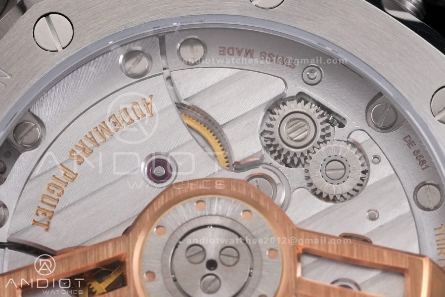 Royal Oak 15510 SS TOP 1:1 Best Edition Grey Dial on SS Bracelet SA4302 Super Clone