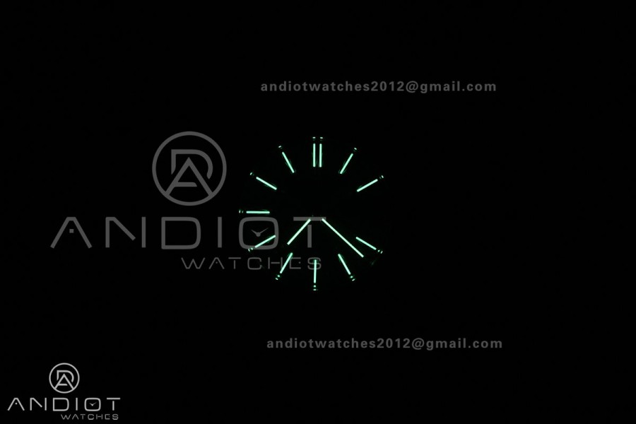 Royal Oak 15510 SS TOP 1:1 Best Edition Green Dial on SS Bracelet SA4302 Super Clone