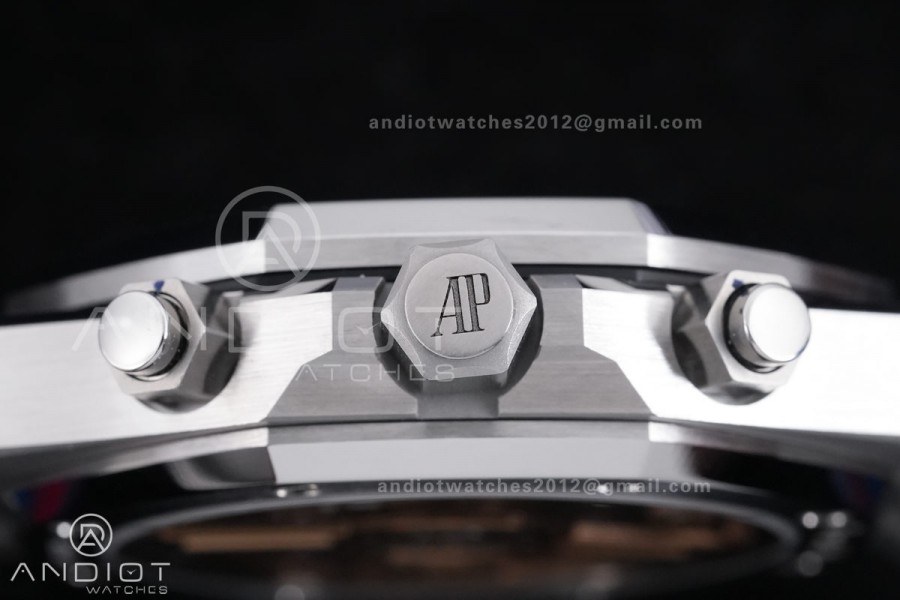 Royal Oak Chrono 26240 SS TOP 1:1 Best Edition Silver Dial on SS Bracelet DD4401 Super Clone