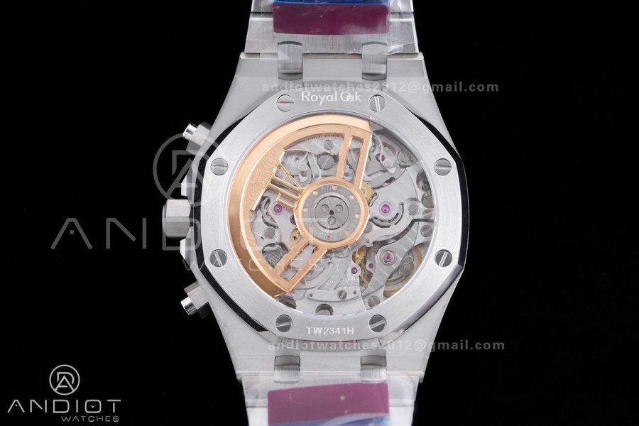 Royal Oak Chrono 26240 SS TOP 1:1 Best Edition Silver Dial on SS Bracelet DD4401 Super Clone