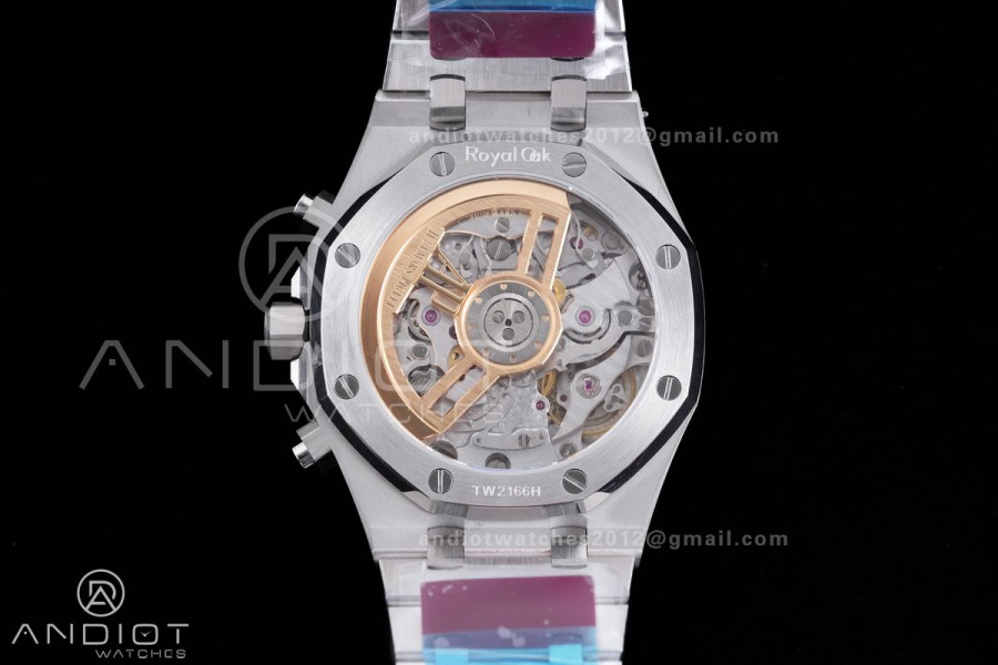 Royal Oak Chrono 26240 SS TOP 1:1 Best Edition Green Dial on SS Bracelet DD4401 Super Clone