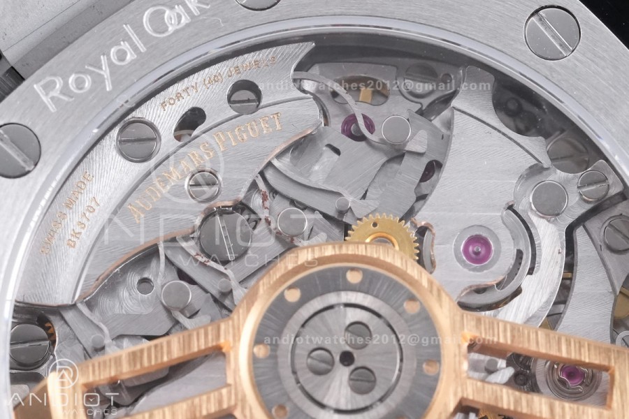 Royal Oak Chrono 26240 SS TOP 1:1 Best Edition Blue Dial on SS Bracelet DD4401 Super Clone