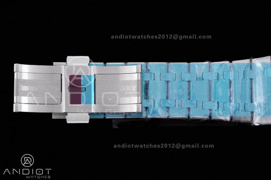 Royal Oak Chrono 26240 SS TOP 1:1 Best Edition Blue Dial on SS Bracelet DD4401 Super Clone