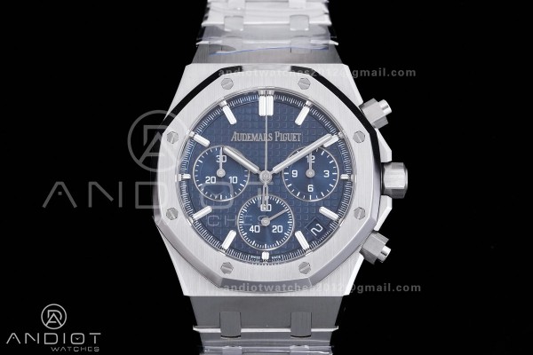 Royal Oak Chrono 26240 SS TOP 1:1 Best Edition Blu...