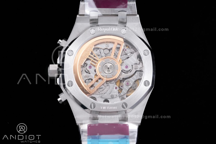 Royal Oak Chrono 26240 SS TOP 1:1 Best Edition Blue Dial on SS Bracelet DD4401 Super Clone