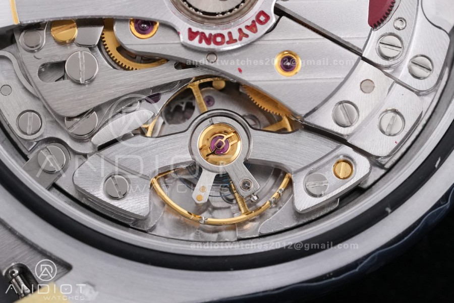 Daytona 126519 Gain Weight ARF 1:1 Best Edition SS Silver Dial Black Subdial Sticks Markers On Oysterflex Strap DD4131