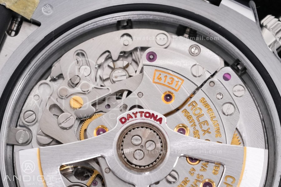 Daytona 126519 Gain Weight ARF 1:1 Best Edition SS Silver Dial Black Subdial Sticks Markers On Oysterflex Strap DD4131