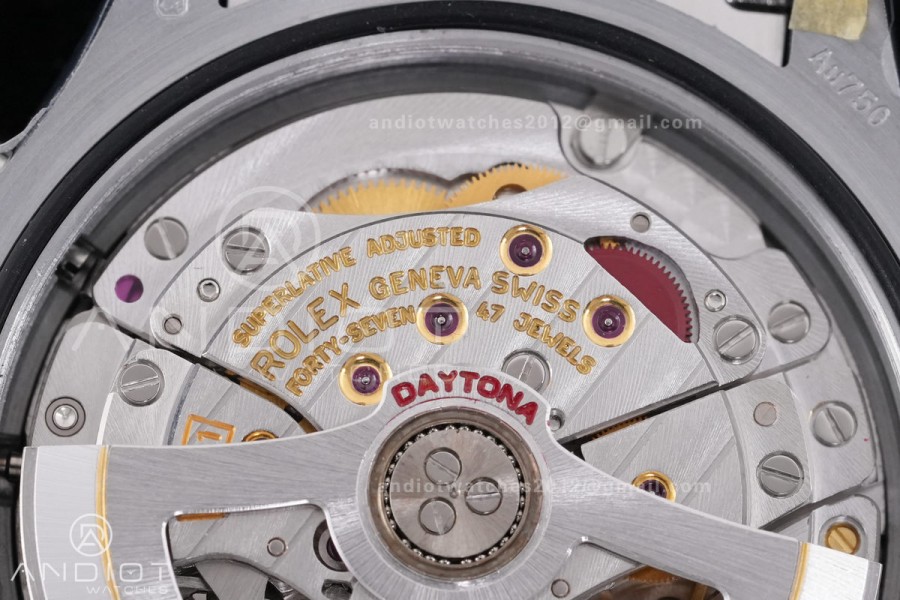 Daytona 126519 Gain Weight ARF 1:1 Best Edition SS Silver Dial Black Subdial Sticks Markers On Oysterflex Strap DD4131