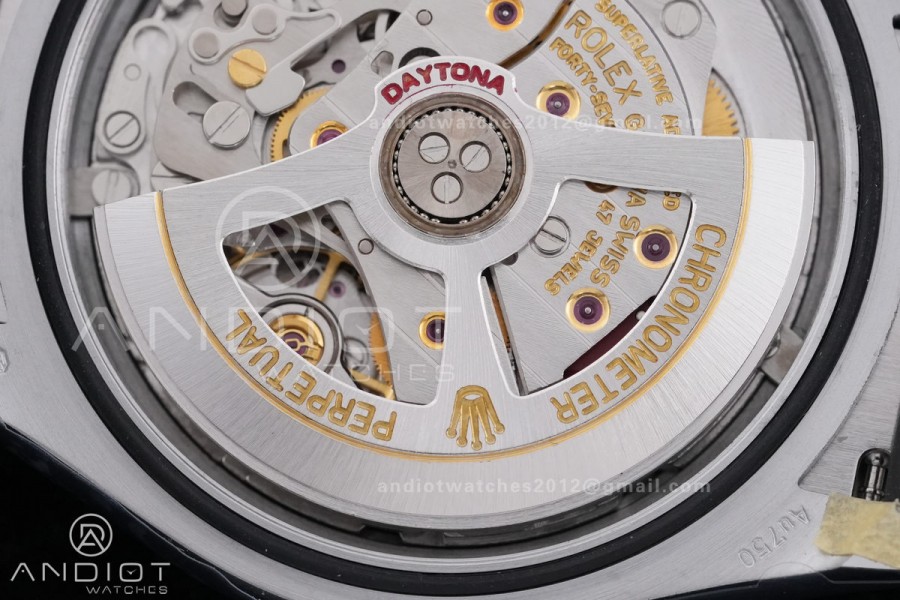 Daytona 126519 Gain Weight ARF 1:1 Best Edition SS Silver Dial Black Subdial Sticks Markers On Oysterflex Strap DD4131