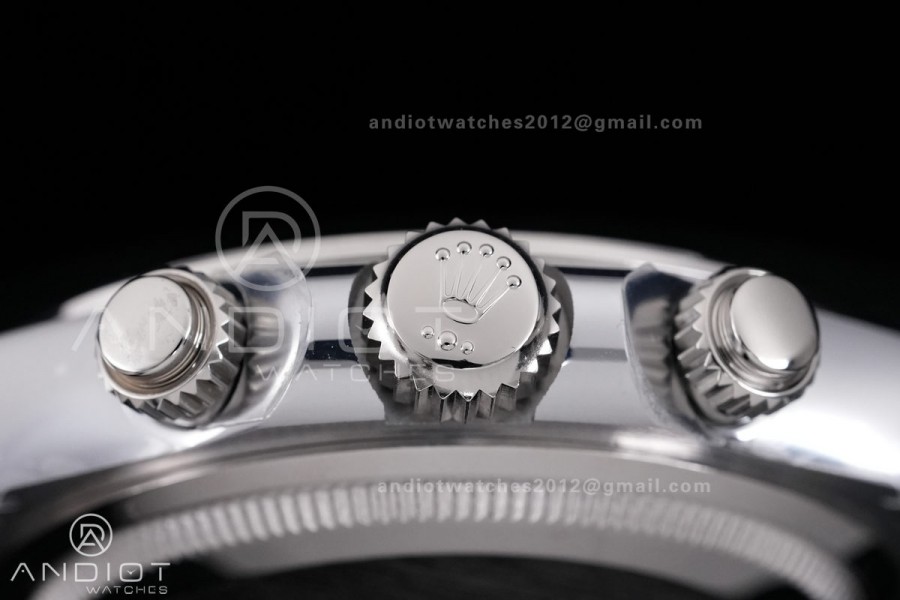 Daytona 126519 Gain Weight ARF 1:1 Best Edition SS Silver Dial Black Subdial Sticks Markers On Oysterflex Strap DD4131