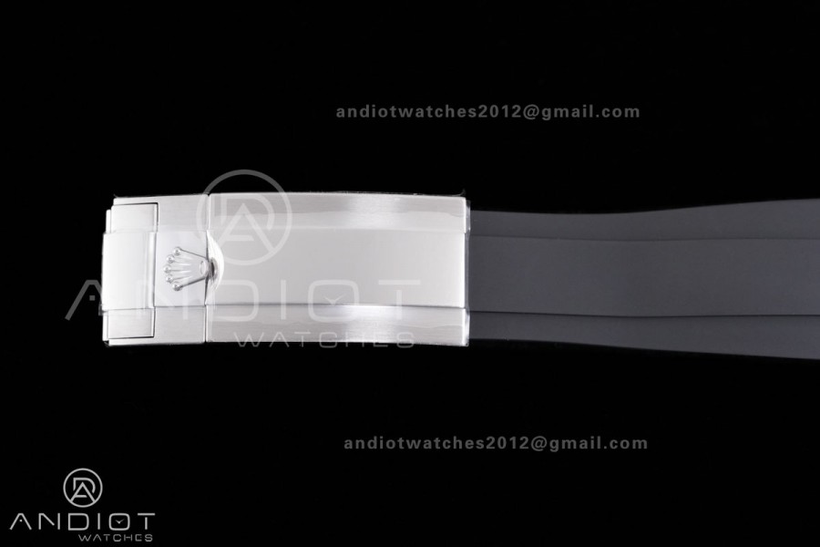 Daytona 126519 Gain Weight ARF 1:1 Best Edition SS Silver Dial Black Subdial Sticks Markers On Oysterflex Strap DD4131