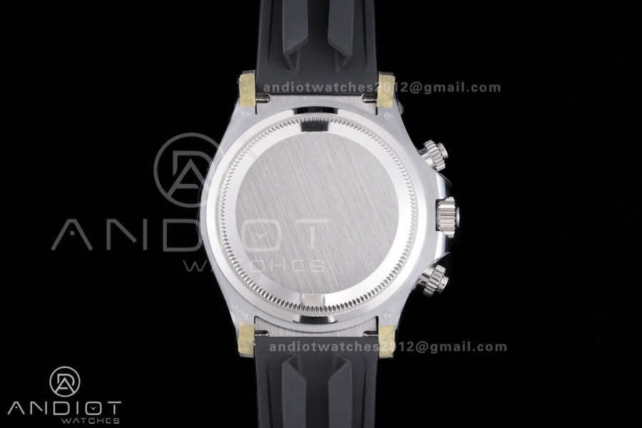 Daytona 126519 Gain Weight ARF 1:1 Best Edition SS Silver Dial Black Subdial Sticks Markers On Oysterflex Strap DD4131