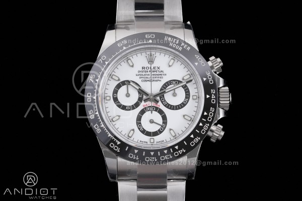 Daytona 116500 VSF 1:1 Best Edition 904L Steel Whi...