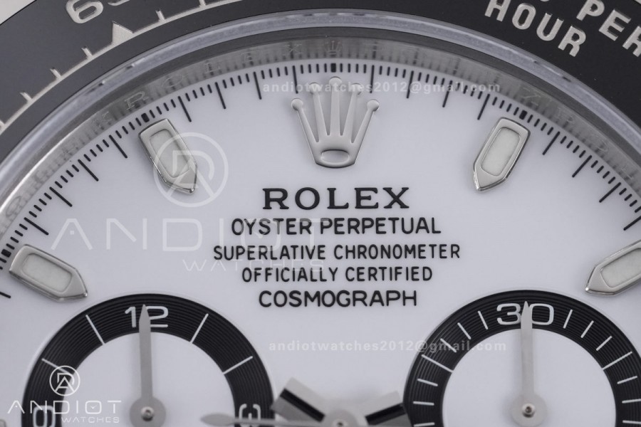 Daytona 116500 VSF 1:1 Best Edition 904L Steel White Dial on SS Bracelet DD4130