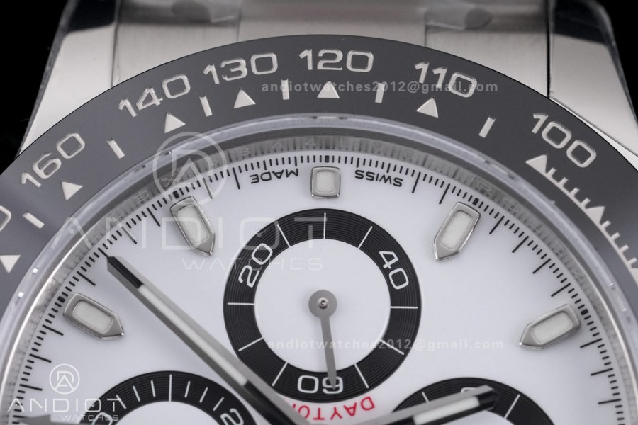 Daytona 116500 VSF 1:1 Best Edition 904L Steel White Dial on SS Bracelet DD4130