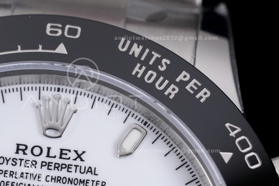 Daytona 116500 VSF 1:1 Best Edition 904L Steel White Dial on SS Bracelet DD4130