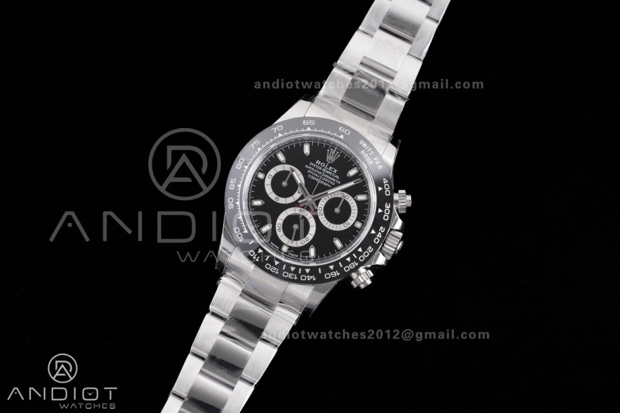 Daytona 116500 VSF 1:1 Best Edition 904L Steel Black Dial on SS Bracelet DD4130