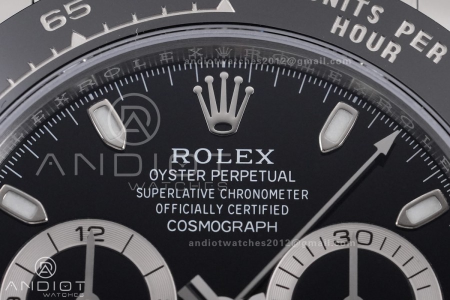 Daytona 116500 VSF 1:1 Best Edition 904L Steel Black Dial on SS Bracelet DD4130