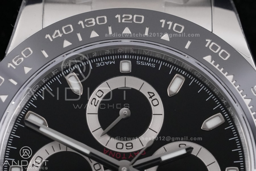 Daytona 116500 VSF 1:1 Best Edition 904L Steel Black Dial on SS Bracelet DD4130