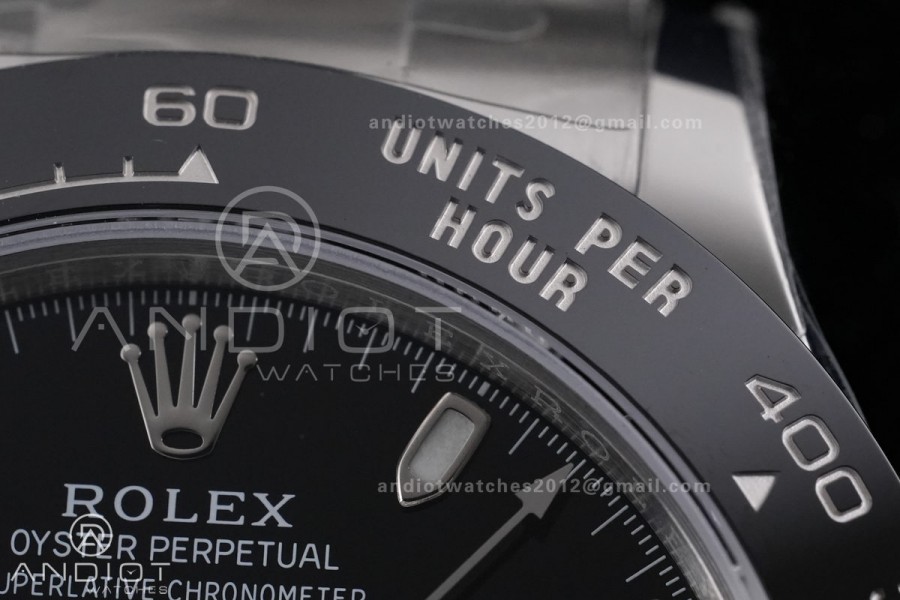 Daytona 116500 VSF 1:1 Best Edition 904L Steel Black Dial on SS Bracelet DD4130