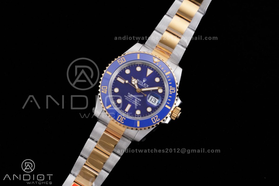 Submariner 126613LB V2 VSF 1:1 Best Edition Blue Dial On SS/YG Bracelet DD3235 Gain Weight 186g