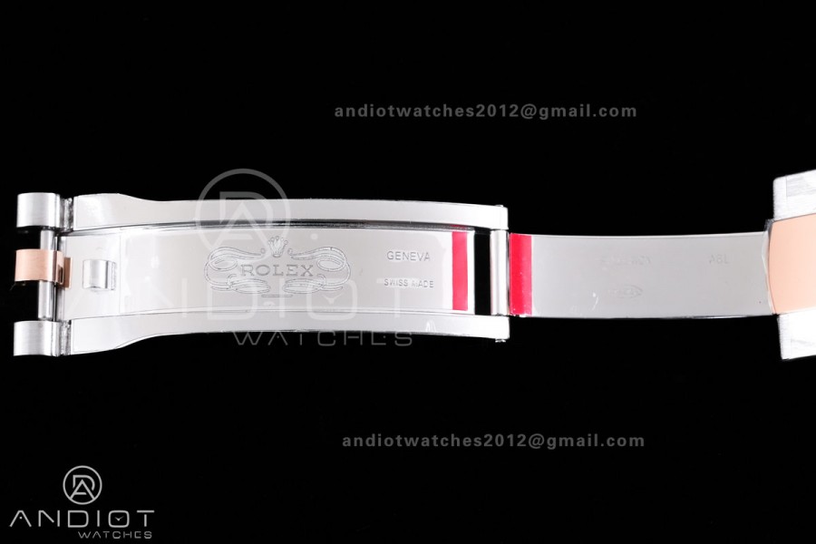 DateJust 41 126331 SS/RG RCF 1:1 Best Edition 904L Steel Brown Diamonds Dial on SS/RG Jubilee Bracelet RC3235