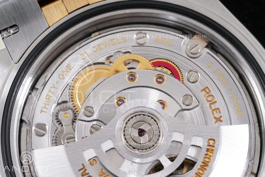 DateJust 41 126333 RCF 1:1 Best Edition 904L Steel Gray Dial Green Roman on Jubilee Bracelet RC3235