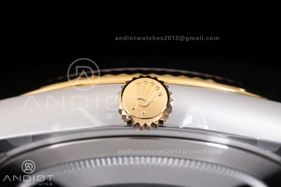 DateJust 41 126333 RCF 1:1 Best Edition 904L Steel Gray Dial Green Roman on Jubilee Bracelet RC3235