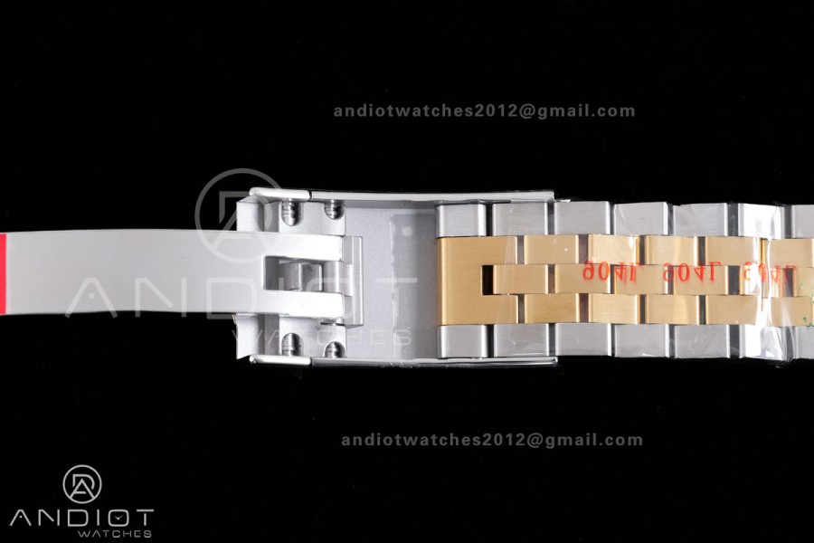 DateJust 41 126333 RCF 1:1 Best Edition 904L Steel Gray Dial Green Roman on Jubilee Bracelet RC3235