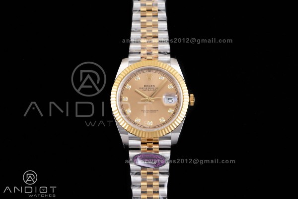 DateJust 41 126333 RCF 1:1 Best Edition 904L Steel...