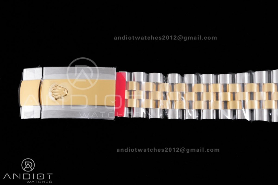 DateJust 41 126333 RCF 1:1 Best Edition 904L Steel YG Diamonds Dial on Jubilee Bracelet RC3235