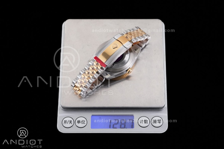 DateJust 41 126333 RCF 1:1 Best Edition 904L Steel YG Diamonds Dial on Jubilee Bracelet RC3235