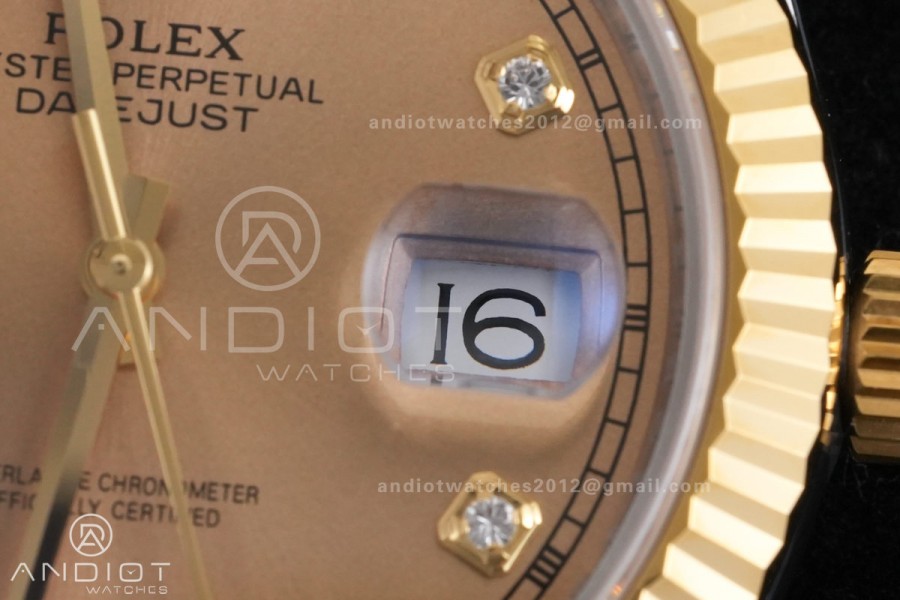 DateJust 41 126333 RCF 1:1 Best Edition 904L Steel YG Diamonds Dial on Jubilee Bracelet RC3235