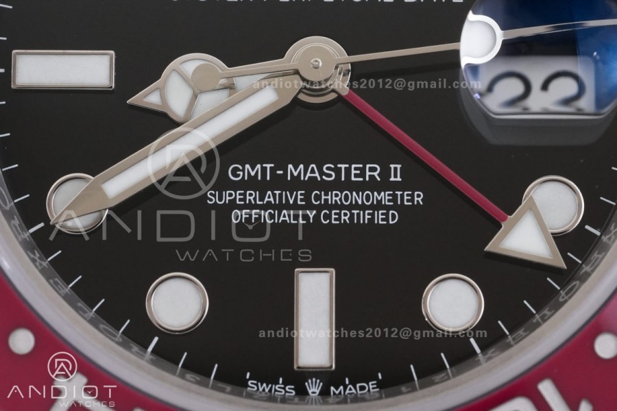 GMT-Master II 126710 BLRO 904L RCF 1:1 Pepsi Best Edition on Jubilee Bracelet SH3285