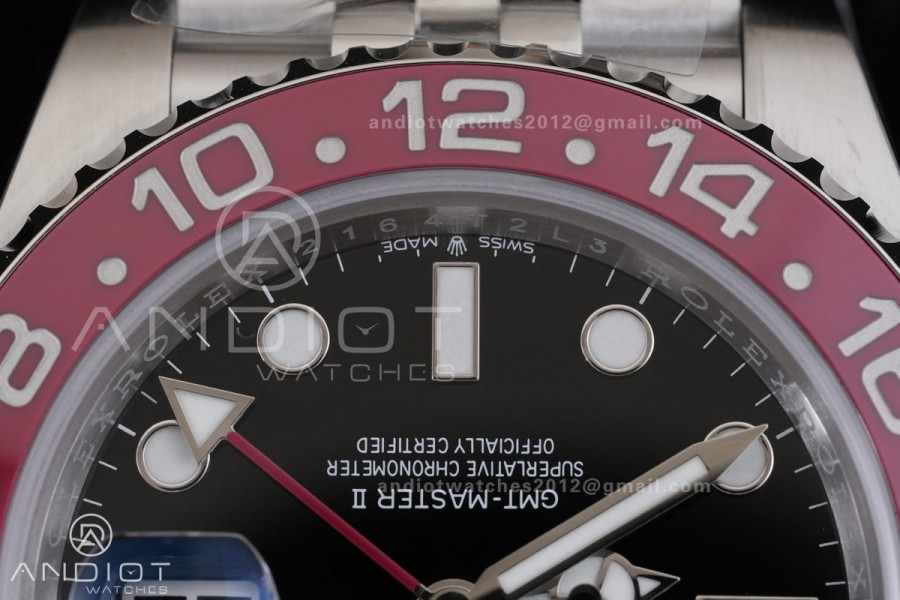 GMT-Master II 126710 BLRO 904L RCF 1:1 Pepsi Best Edition on Jubilee Bracelet SH3285