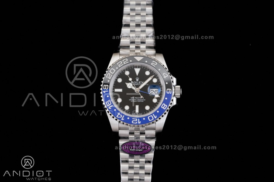 GMT-Master II 126710 BLNR 904L RCF 1:1 Batgirl Best Edition on Jubilee Bracelet SH3285
