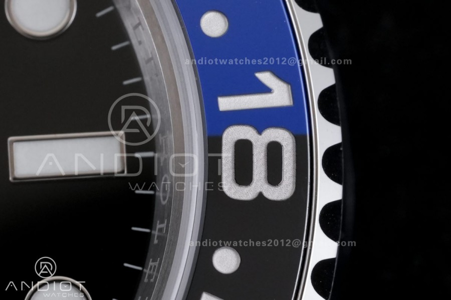 GMT-Master II 126710 BLNR 904L RCF 1:1 Batgirl Best Edition on Jubilee Bracelet SH3285