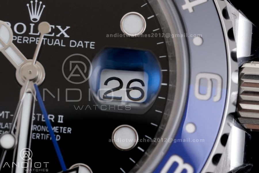 GMT-Master II 126710 BLNR 904L RCF 1:1 Batgirl Best Edition on Jubilee Bracelet SH3285