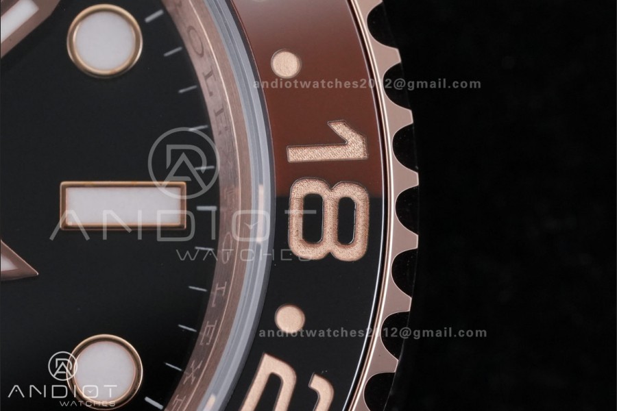 GMT-Master II 126715 CHNR RG Plated 904L Steel RCF 1:1 Best Edition SH3285