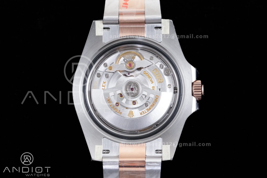 GMT Master II 126711 CHNR 904L SS RCF 1:1 Root Beer Best Edition on SS/RG Bracelet SH3285