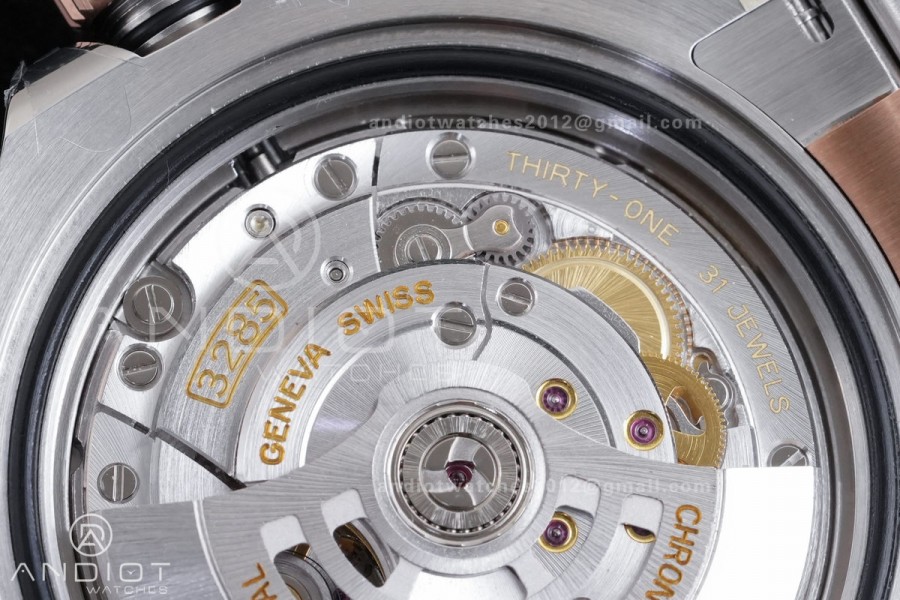 GMT Master II 126711 CHNR 904L SS RCF 1:1 Root Beer Best Edition on SS/RG Bracelet SH3285