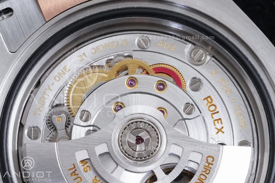 GMT Master II 126711 CHNR 904L SS RCF 1:1 Root Beer Best Edition on SS/RG Bracelet SH3285