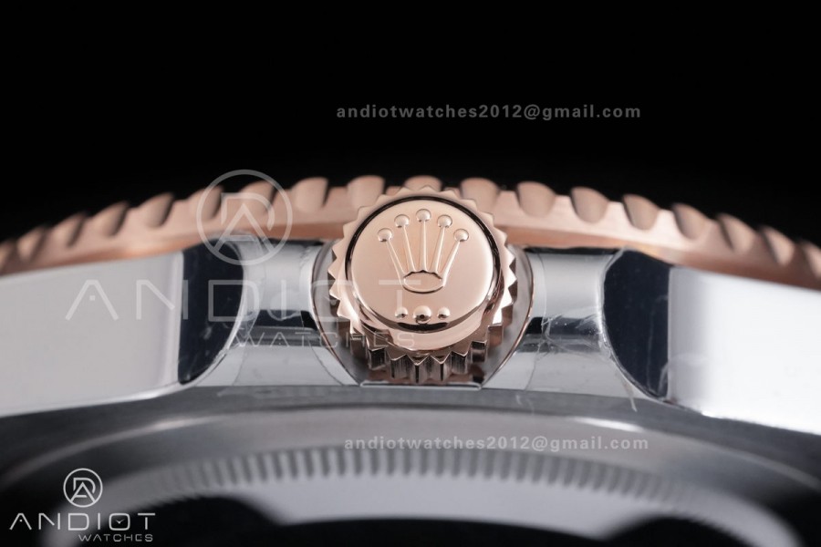 GMT Master II 126711 CHNR 904L SS RCF 1:1 Root Beer Best Edition on SS/RG Bracelet SH3285