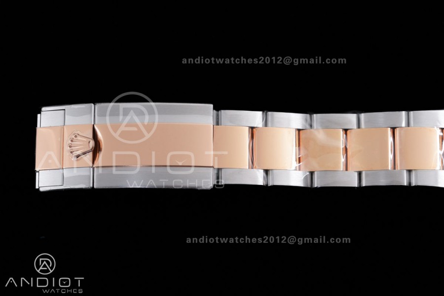 GMT Master II 126711 CHNR 904L SS RCF 1:1 Root Beer Best Edition on SS/RG Bracelet SH3285